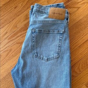 Calvin Klein Men's Denim Jeans in Light Blue